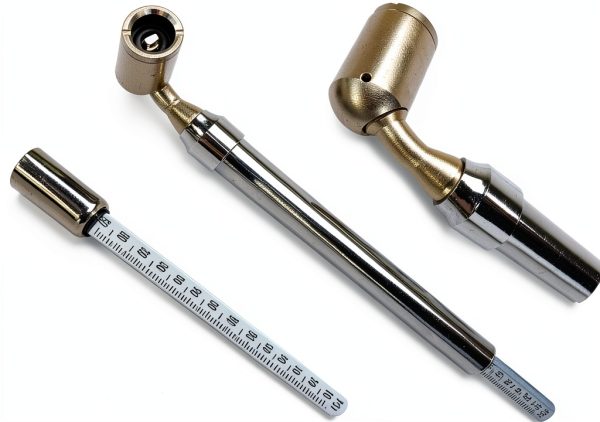 Haltec GA-255 Large Bore Swivel Foot Air Gauge 10-150 psi Brass-1