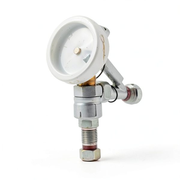 MEASUREMAN Pressure Gauge Assembly 1/4" NPT 0-5000 PSI Glycerin Filled-3
