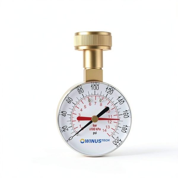 Water Pressure Gauge 3/4" Female 0-200 PSI OWINUSTECH 2.5" Dial-1