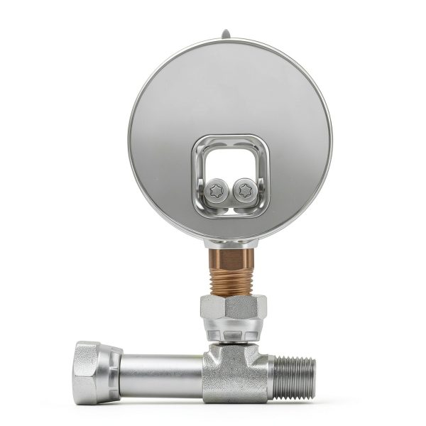 MEASUREMAN Pressure Gauge Assembly 1/4" NPT 0-5000 PSI Glycerin Filled-5